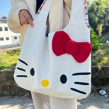 Kitty Cat Anime Tote Bag