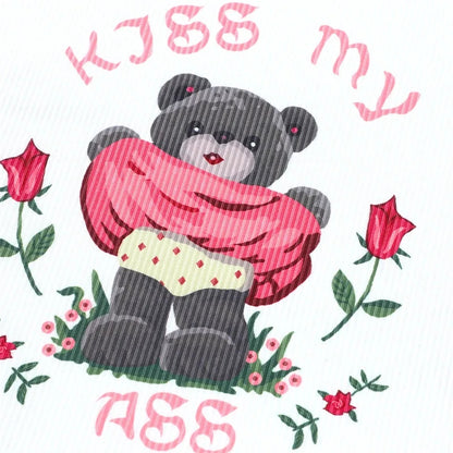 Pink Lace Bear Print Tank Top