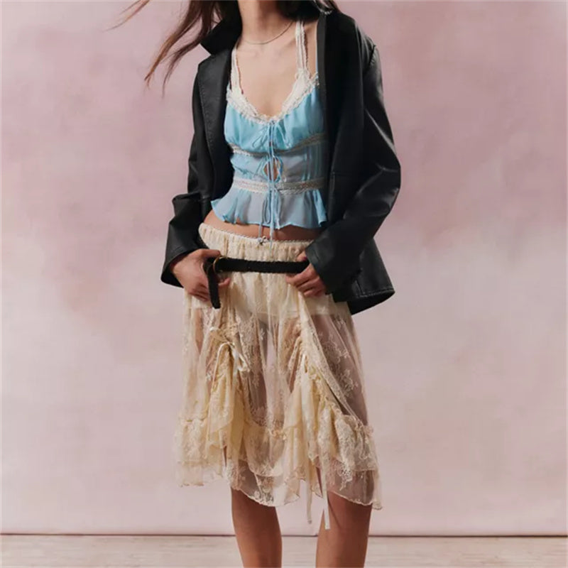 Blue Fairy Spaghetti Strap Top