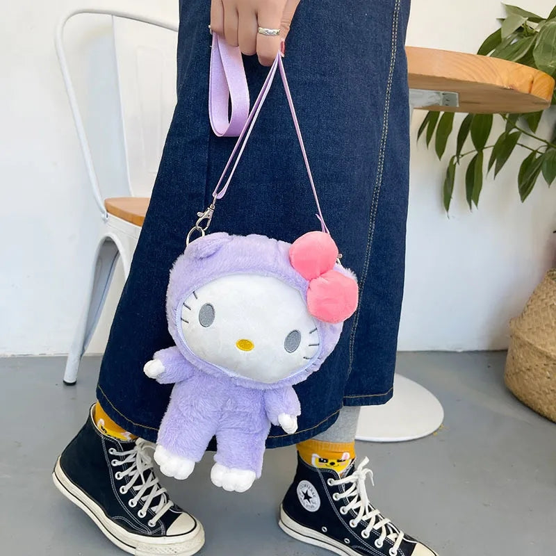 Japanese Anime Cat Plush Backpack