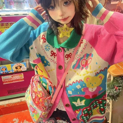 Rainbow Colorful Landscape Sweater