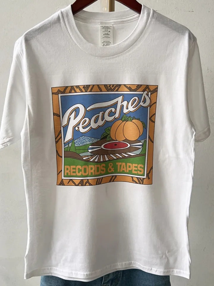 Peach Print Short Sleeve T-shirt