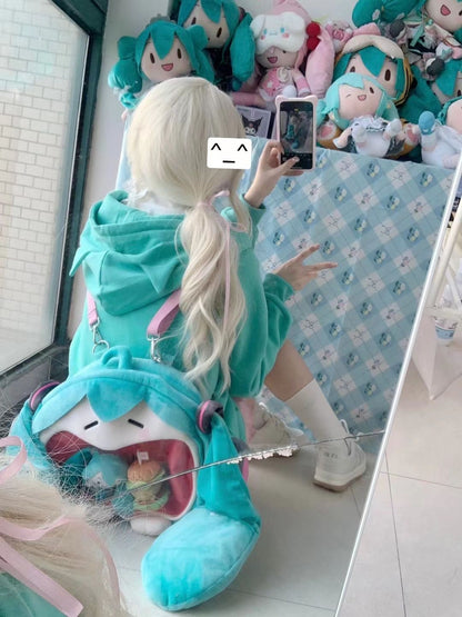 Blue Cat Ear Hoodie