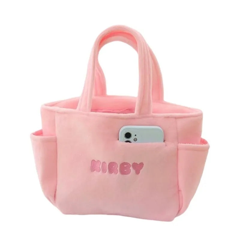 Pink Plush Japanese Anime Bag