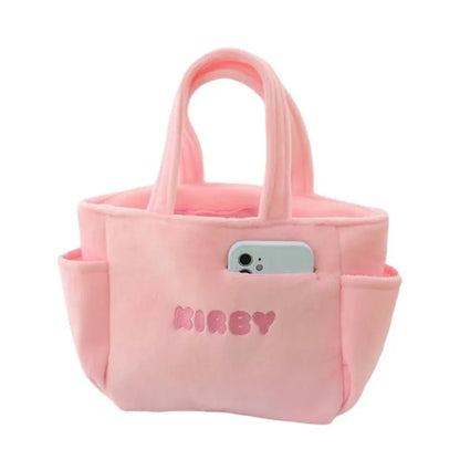 Pink Plush Japanese Anime Bag