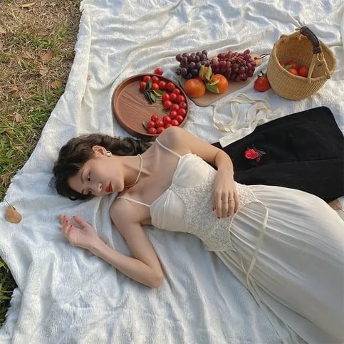 White Fairy Vintage Dress