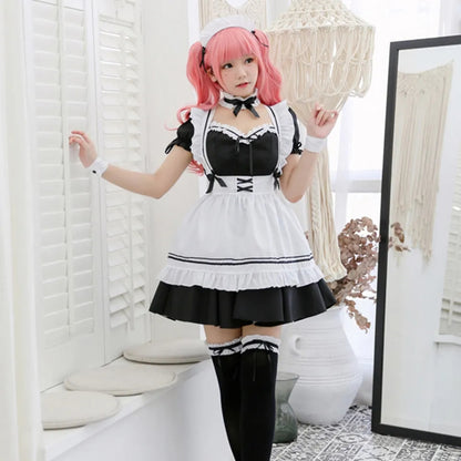 Japanese Maid Dress Costume Set