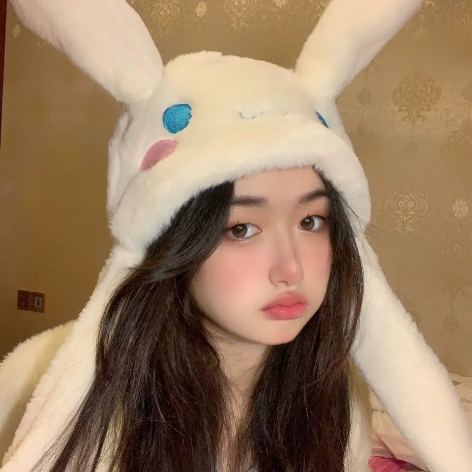 Japanese Anime Plush Dog Ears Up Hat