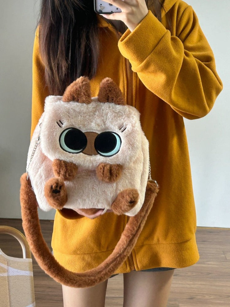 Bear Print Zip Up Hoodie