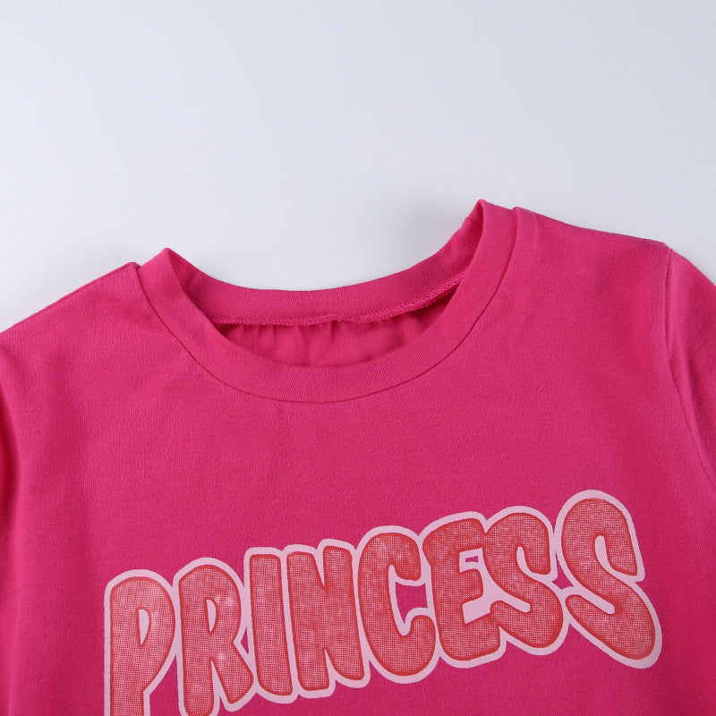 Pink Princess Short Sleeve T-shirt