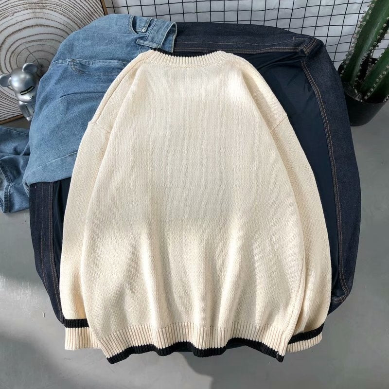 Cute Sushi Fish Knit Soft Long Sleeve Hoodie Oversized Loose Sweater Sweatshirt Pullover Jumper E-Girl Kawaii Korean Japanese Harajuku Streetwear