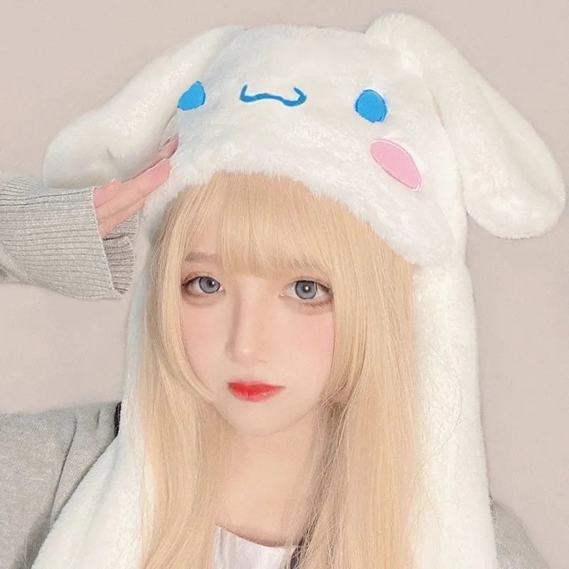 Japanese Anime Plush Dog Ears Up Hat