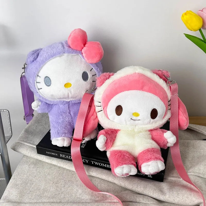Japanese Anime Cat Plush Backpack