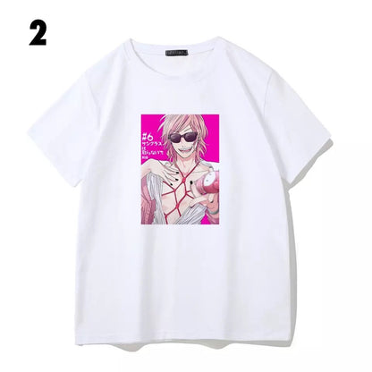 Anime Cartoon Yaoi Causal Short Sleeve Shirt