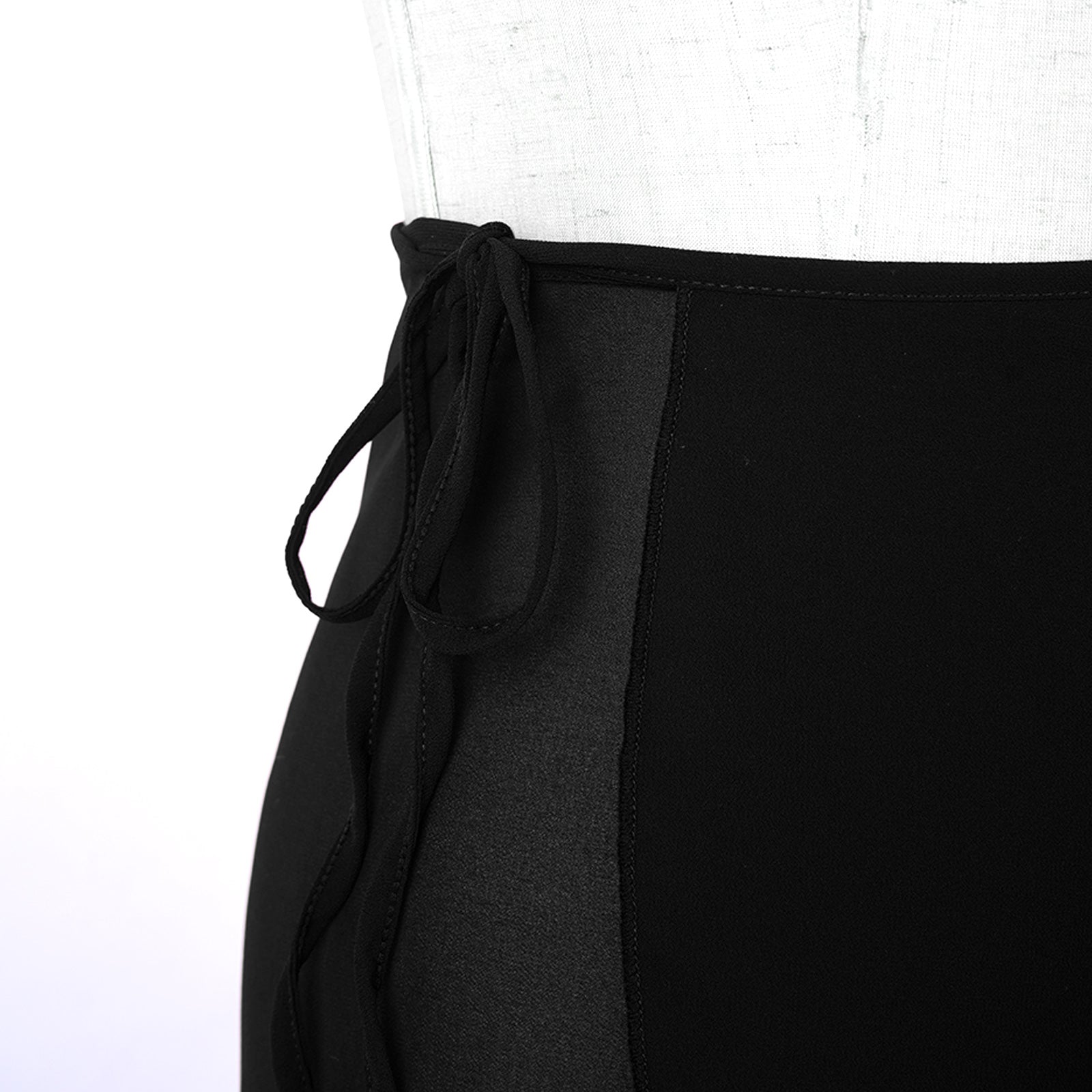 Black Wrap Up Ballet Skirt