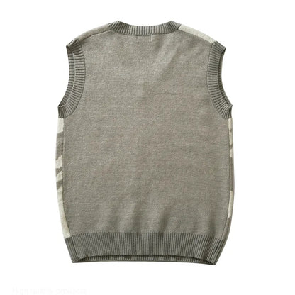 Swimming Duck Knit Sweater Vest