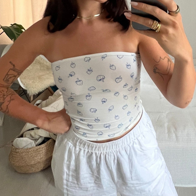 Strawberry Tube Top
