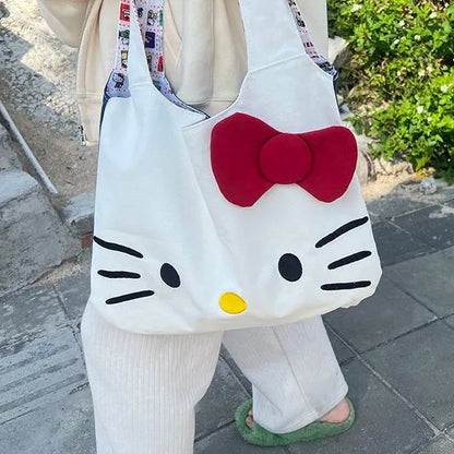 Kitty Cat Anime Tote Bag