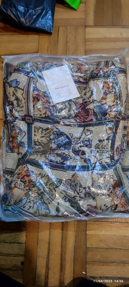 Cat Print A-Line Dress