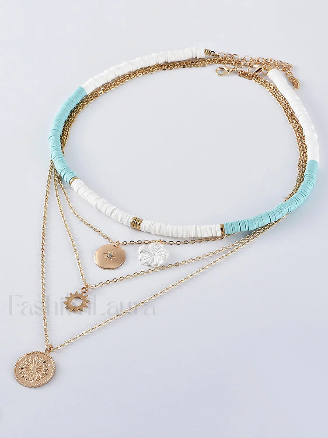 Flower Layer Necklace