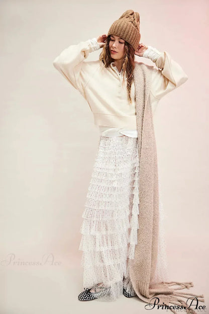 French Vintage Loose Long-Sleeve Knit Top