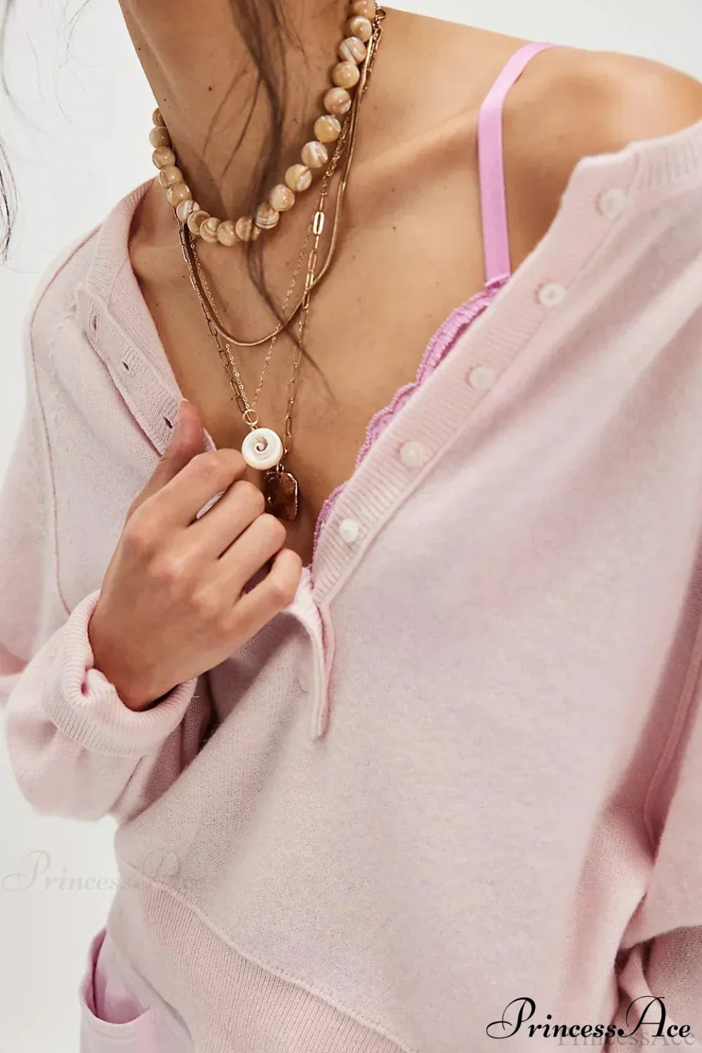French Vintage Loose Long-Sleeve Knit Top