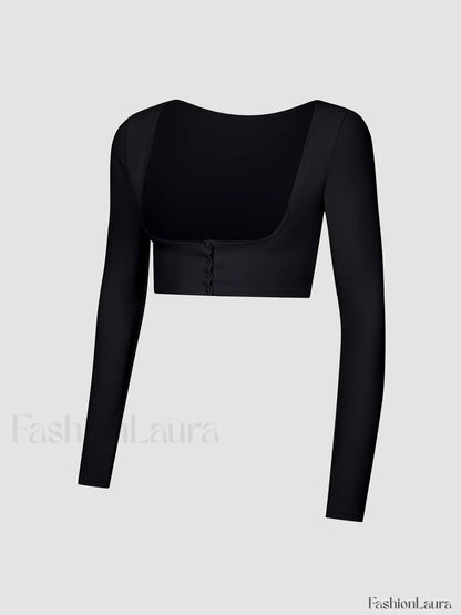 Front Charming Button Bolero
