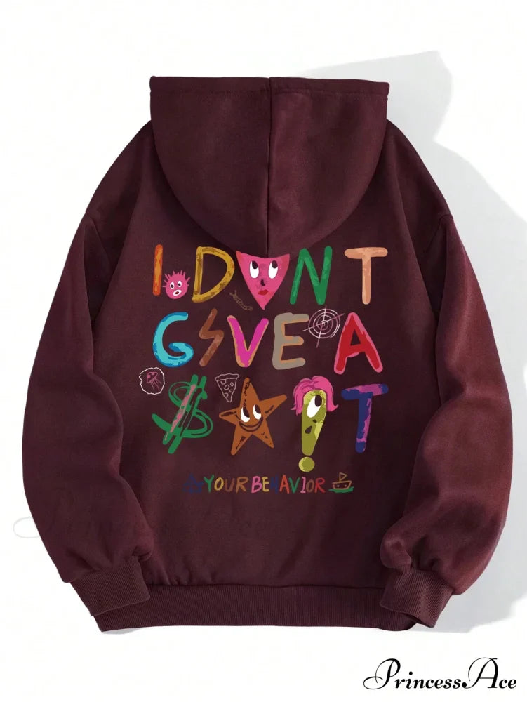 Funny Oversized Fleece Cozy Casual Hoodie