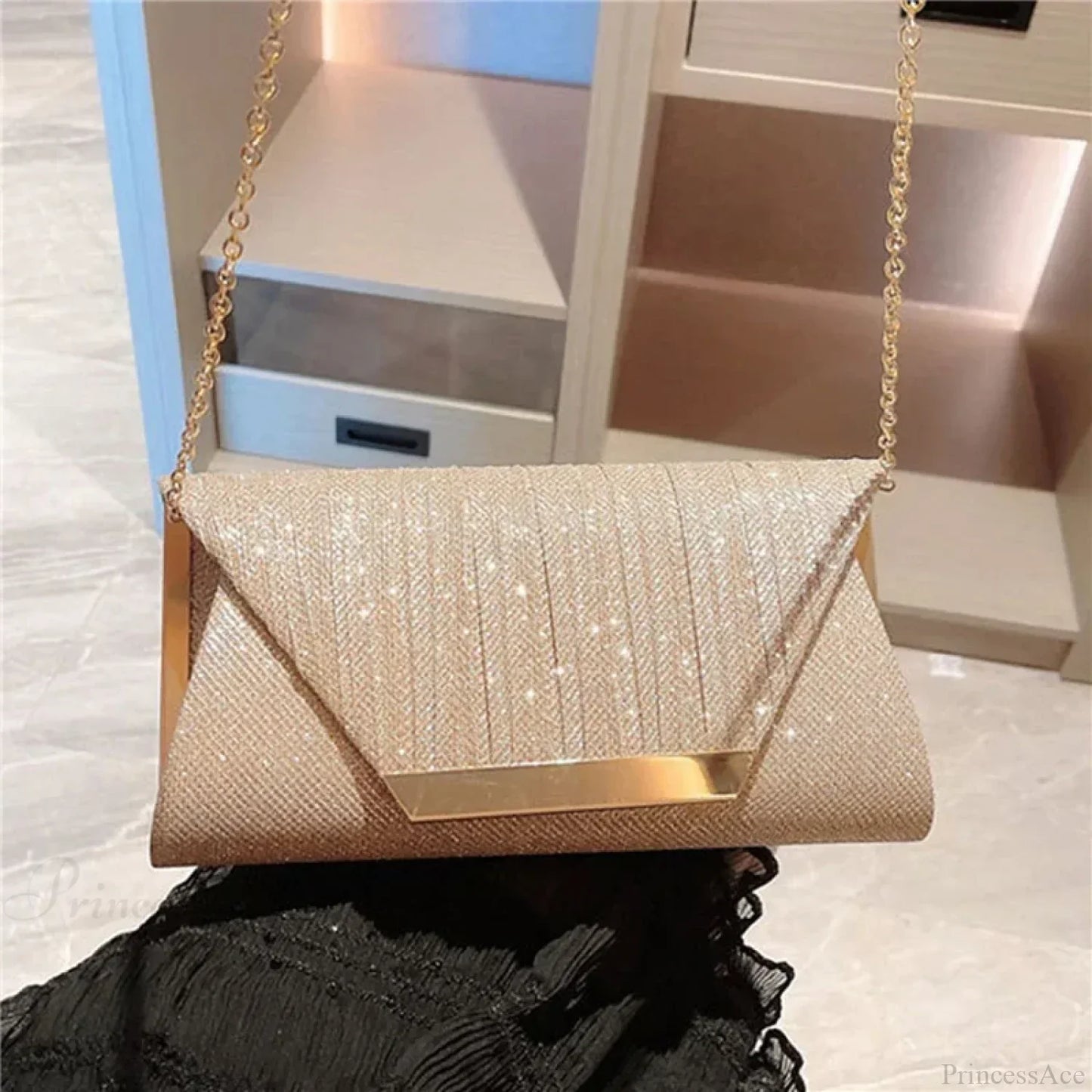 Glitter Party Clutch Bag Wristlet