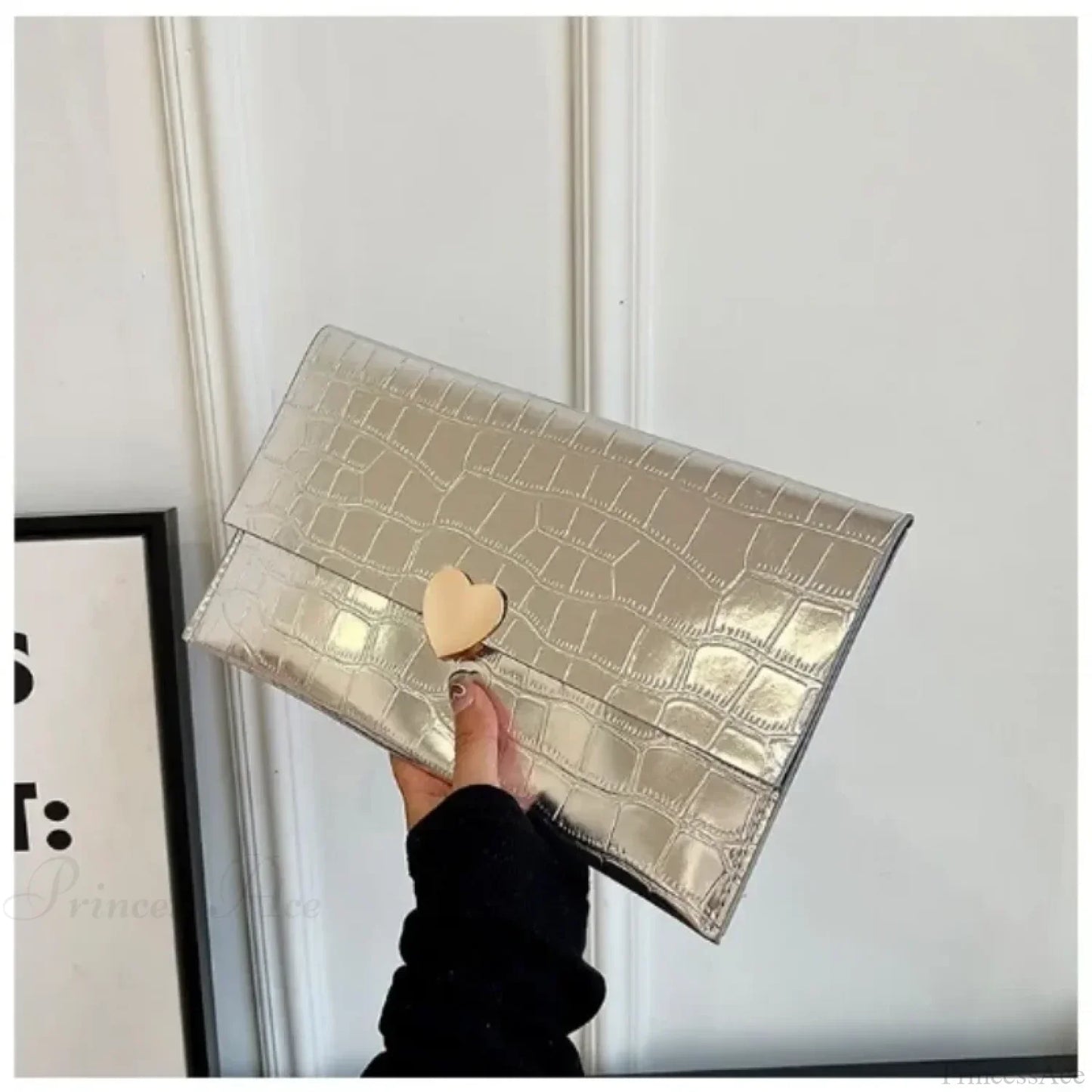 Golden Evening Banquet Clutch Wristlet