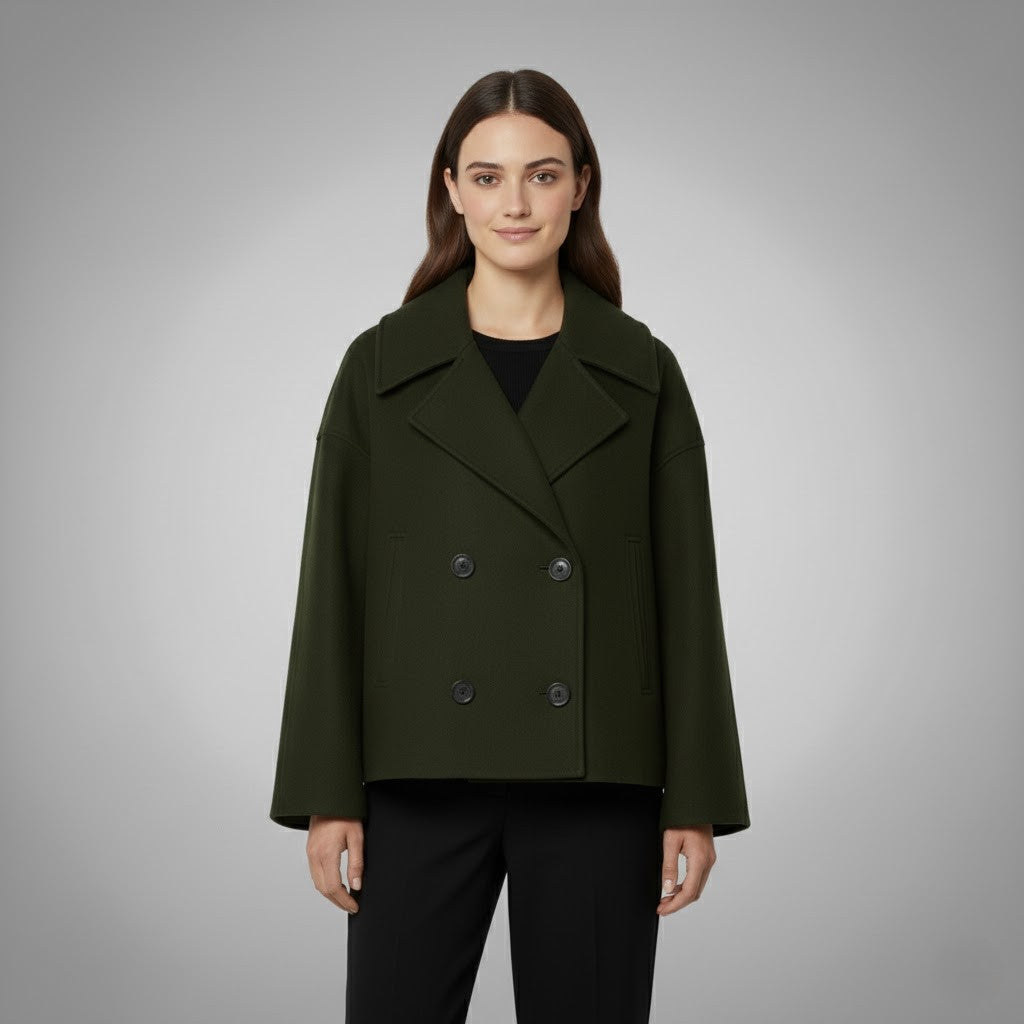 | Classic Double Button Short Jacket