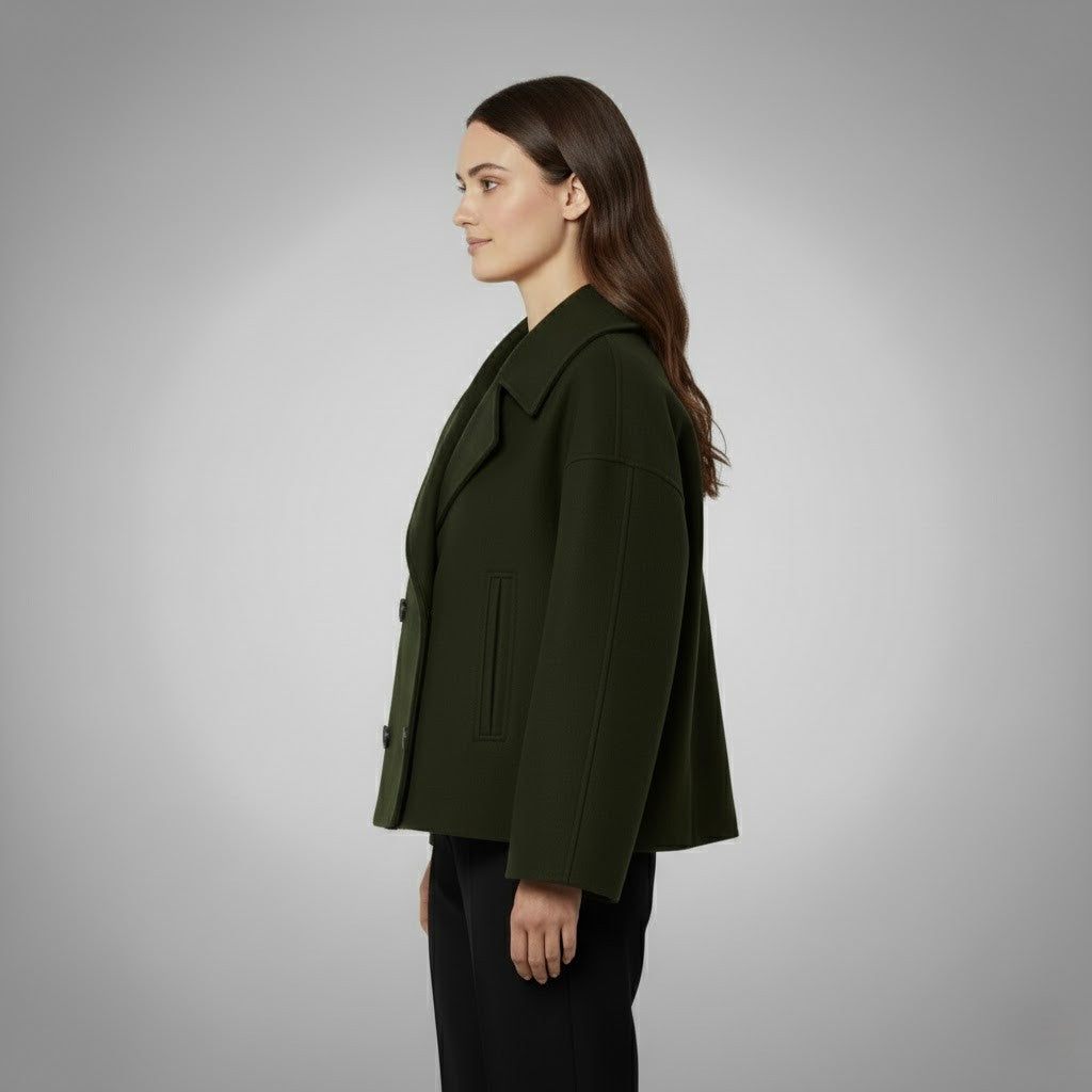 | Classic Double Button Short Jacket
