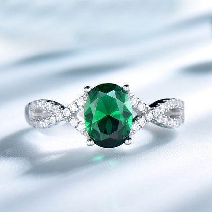 Gemstone Infinity Ring