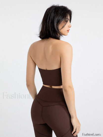 Halter Cropped Graceful Tank Top