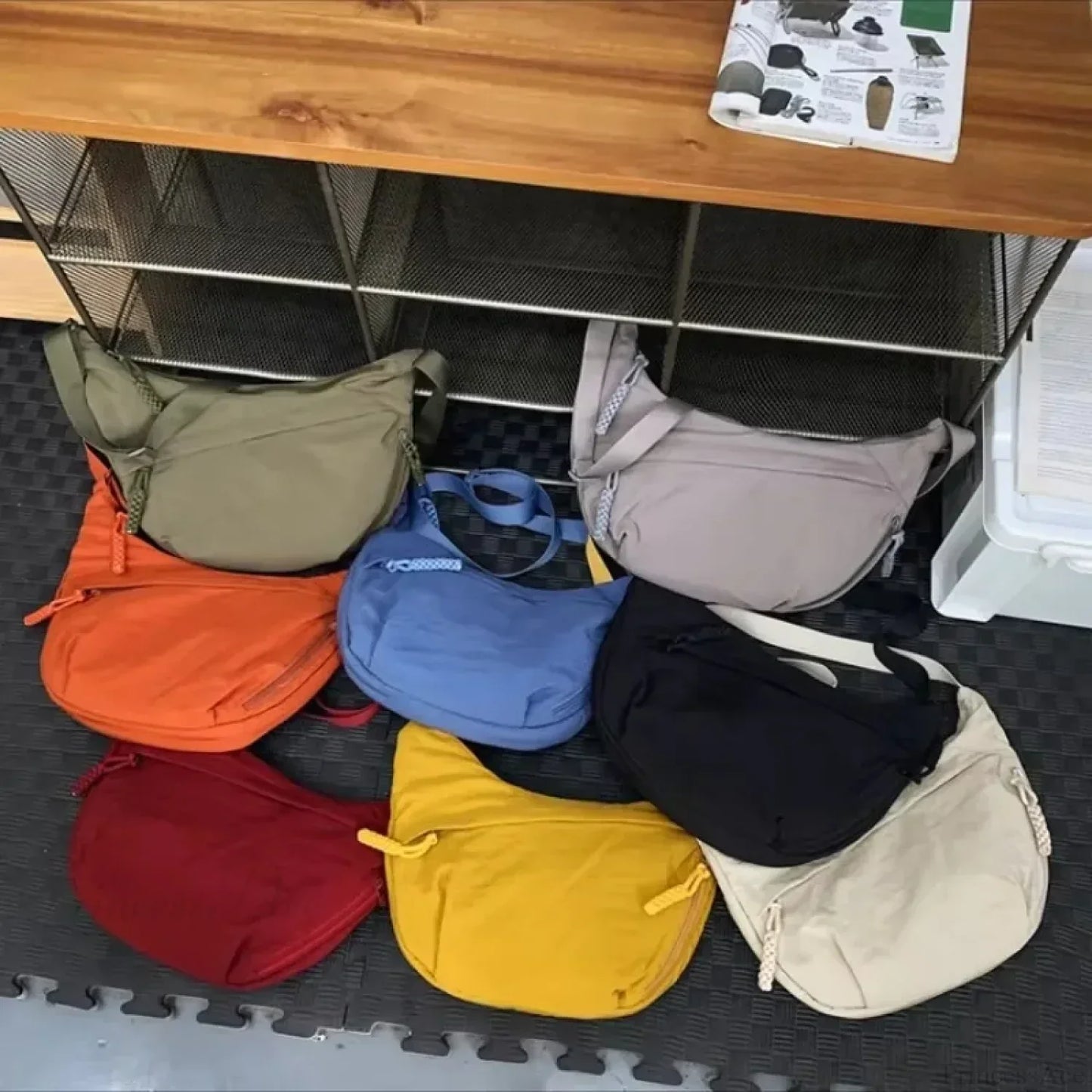 High Capacity Nylon Crossbody Messenger