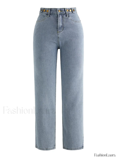 High Waist Baggy Boyfriend Jeans