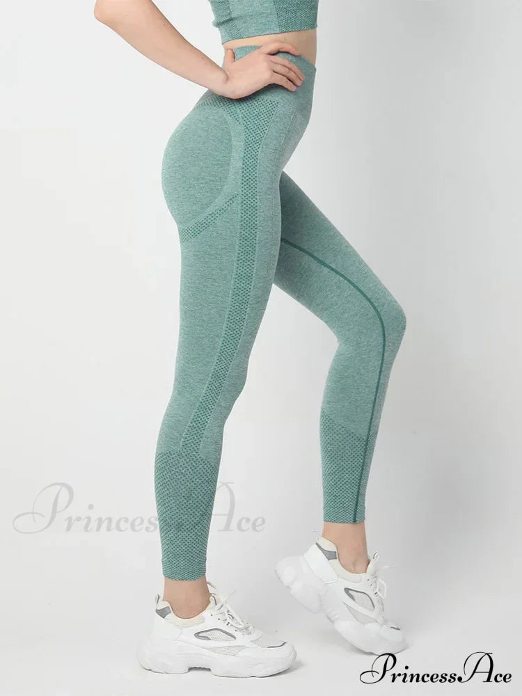 High Waist Seamless Push Up Butt Lifting Workout Legging