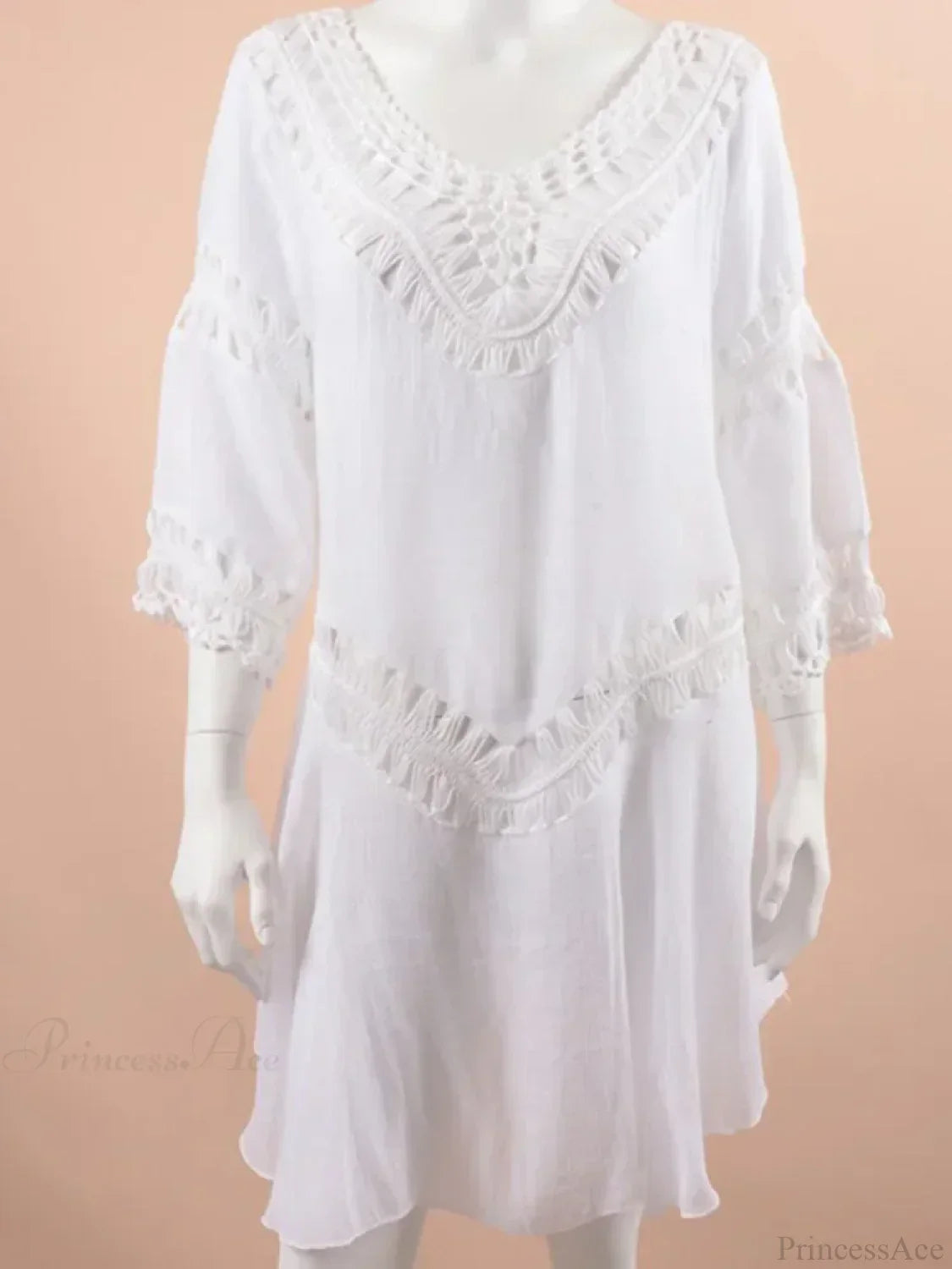 Hollow Out Bikini Mini Cover Up