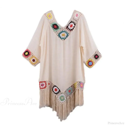 Hollow Out Crochet Bikini Cover Up
