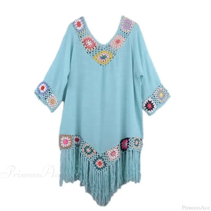 Hollow Out Crochet Bikini Cover Up