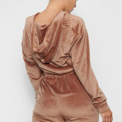 KittenAlarm - Iggy Velvet Hooded Pants Set