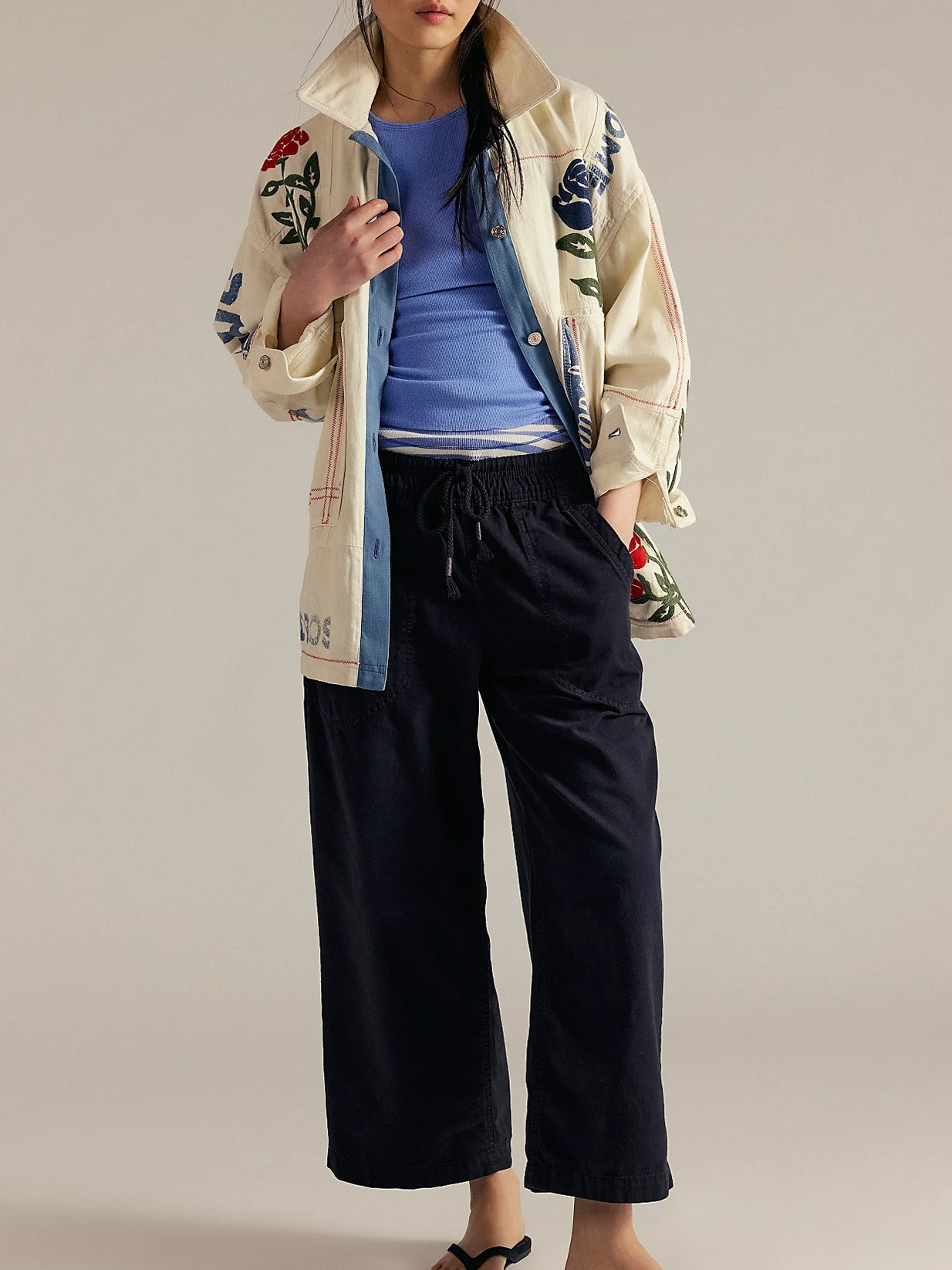 | Drawstring Jeans