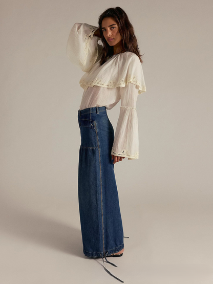 | Wide-Leg Denim
