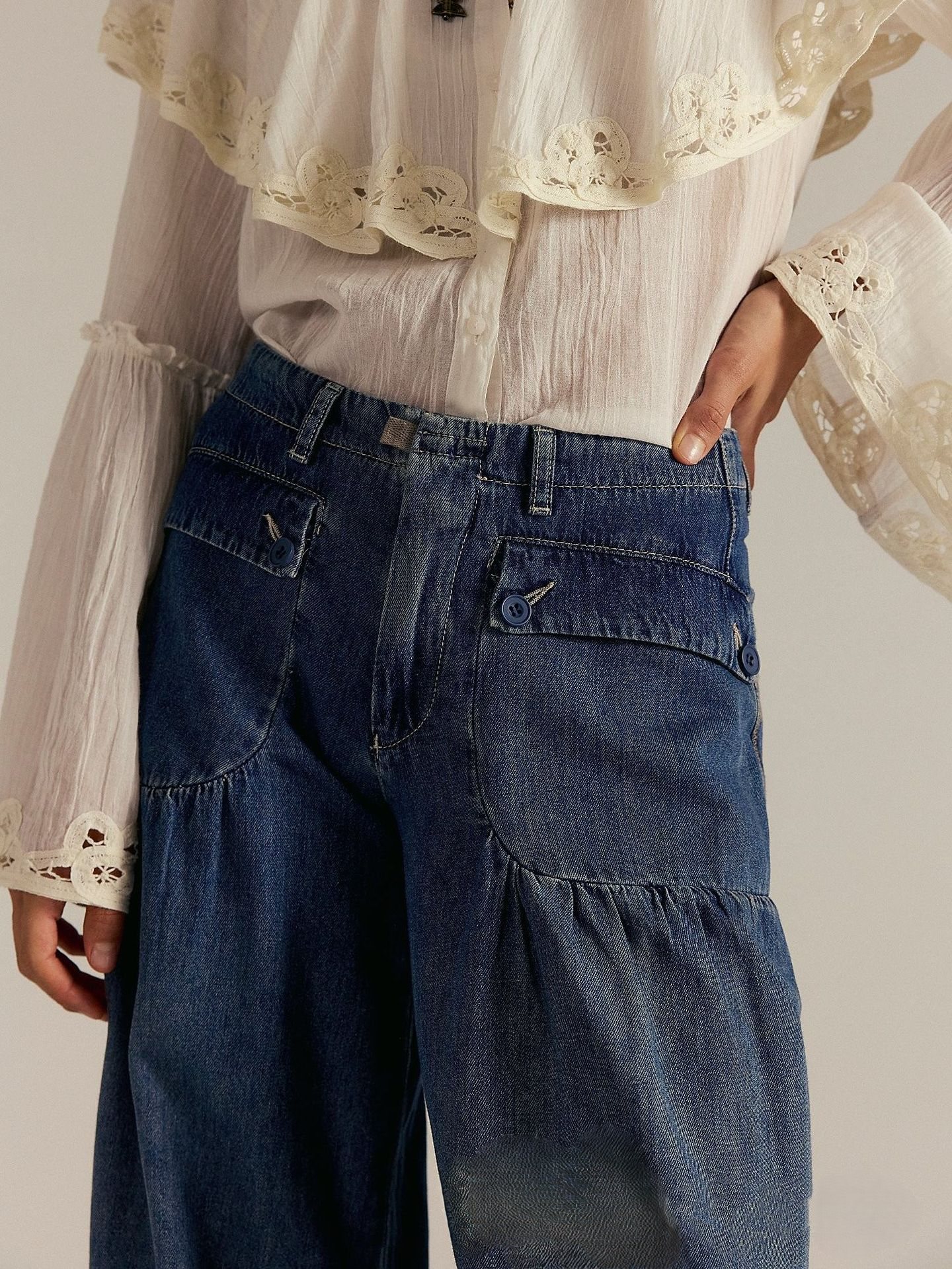 | Wide-Leg Denim