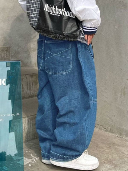 Pocket Baggy Cargo Jeans