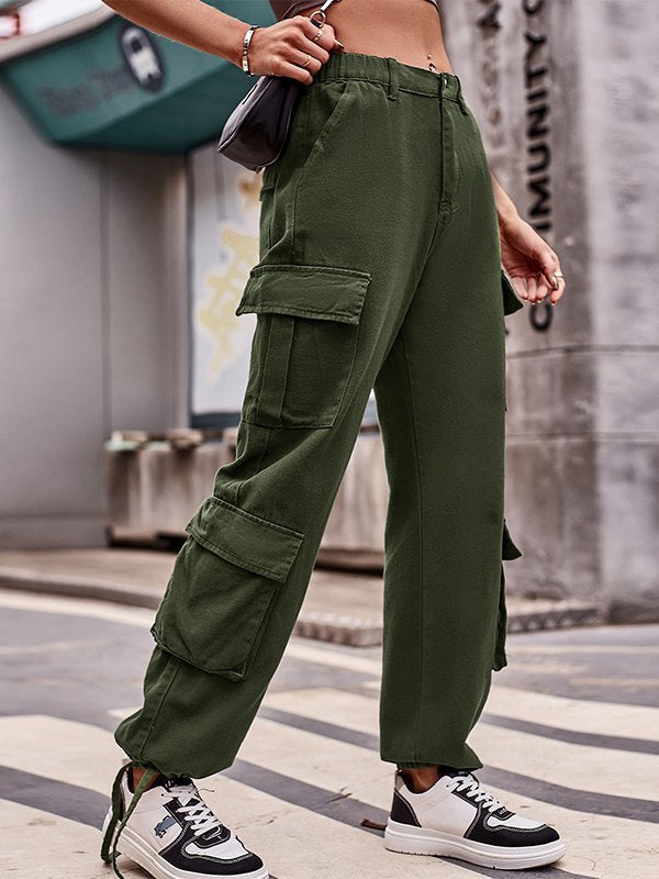 Multi Pockets Baggy Cargo Jeans