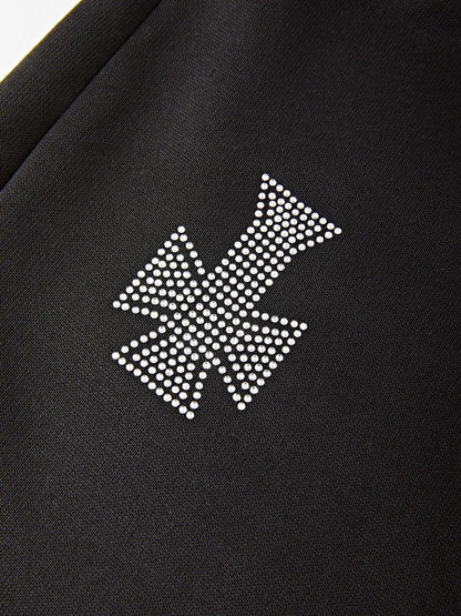 Rhinestone Cross Jogger Pants