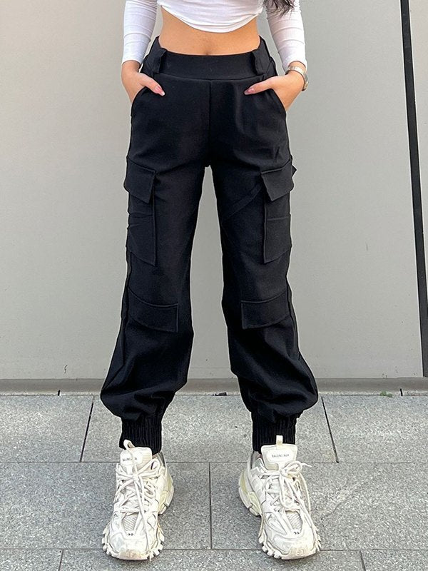 Street Pocket Straight Cargo Pants