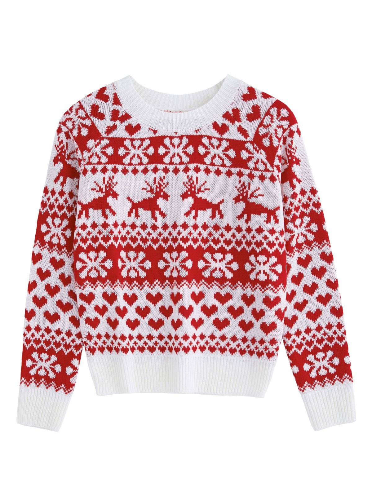 Ugly Christmas Jacquard Knitted Sweater