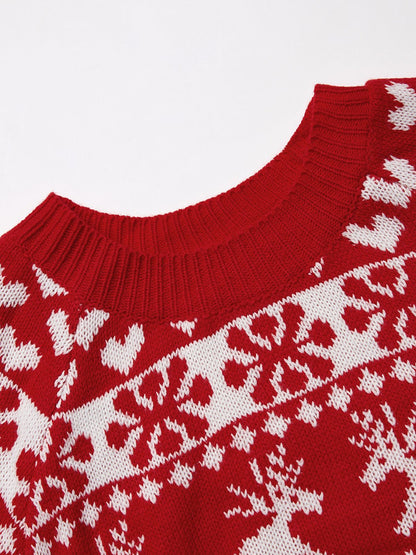 Ugly Christmas Jacquard Knitted Sweater